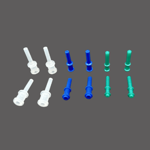 Los tapones con tirador y reborde